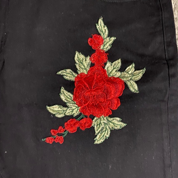Embellish Jeans Black Embroidered - Picture 2 of 5
